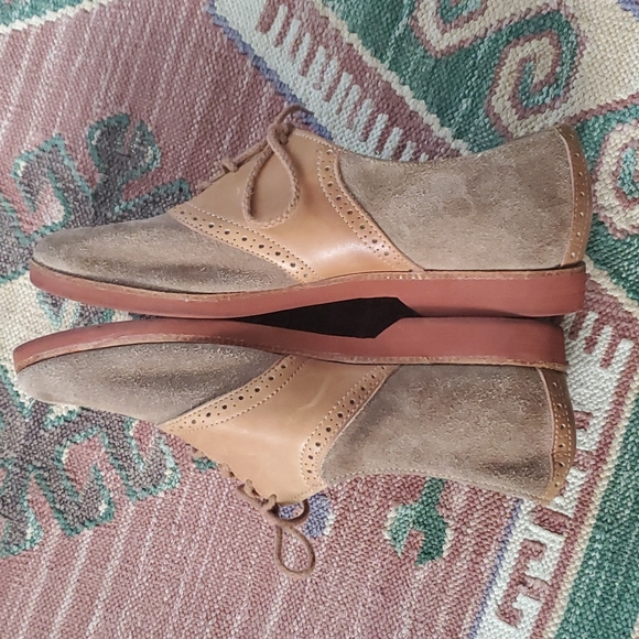 Vintage Bass Suede & Leather Saddle Shoes - Picture 5 of 8
